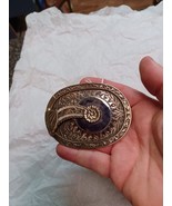 Crockett Spinning Spur Award Design Metals Belt Buckle - $942.26 MXN