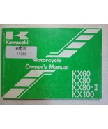 1999 Kawasaki KX60 KX80-II KX100 Motorcycle Owners Operators Owner Manual x - $48.94