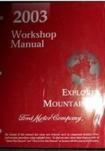 2003 Ford Explorer Mercury Mountaineer SUV Service Shop Repair Manual BRAND NEW - £164.27 GBP