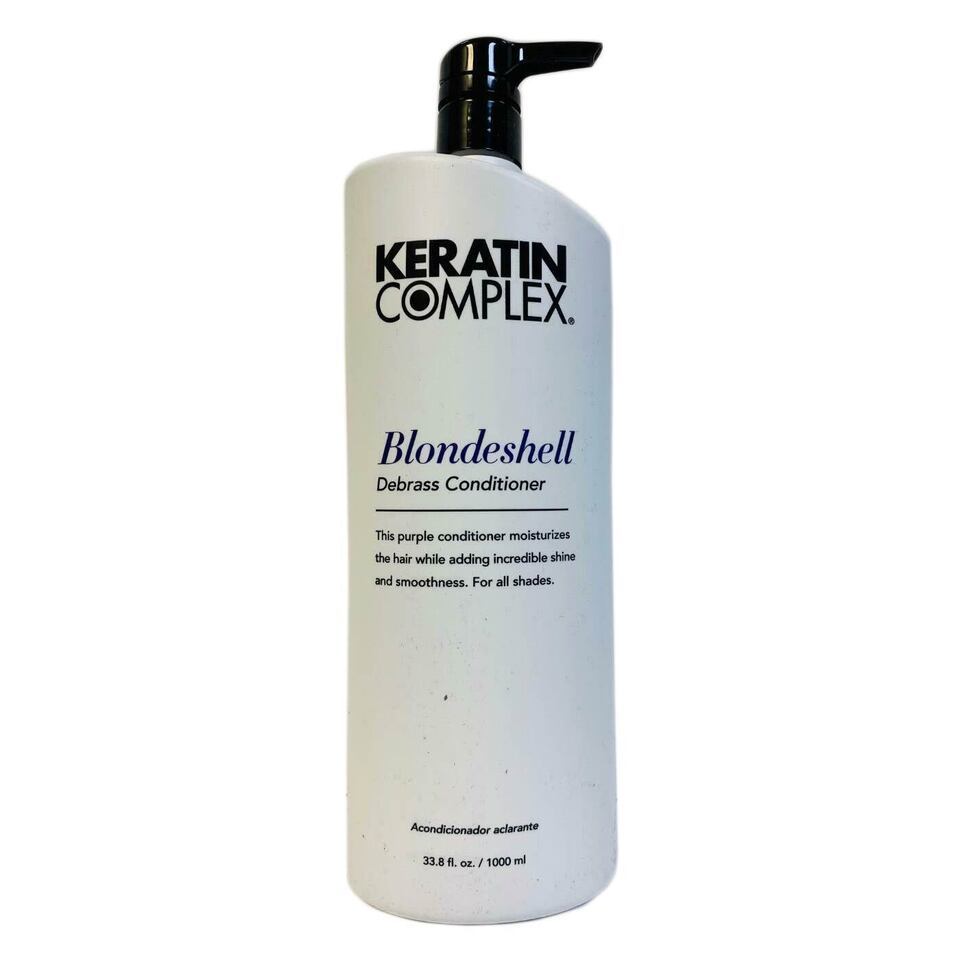 Keratin Complex Blondeshell Debrass Conditioner Purple Moisturizer Shine... - $36.17