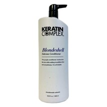 Keratin Complex Blondeshell Debrass Conditioner Purple Moisturizer Shine 33.8oz - £28.46 GBP