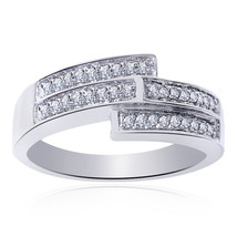 0.25 Carat Round Cut Diamond Ring 14K White Gold - £341.87 GBP