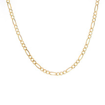 3.0 mm 14K Yellow Gold Classic Figaro Chain Necklace - £529.42 GBP