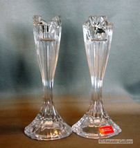 Oneida Crystal Augustina ~ One Inch Taper  Candlestick Holders - £10.41 GBP
