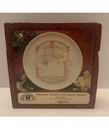 Enesco Memories of Yesterday &quot;Pleasant Dreams &amp; Sweet Repose&quot; Plate 1994 - $567.85 MXN