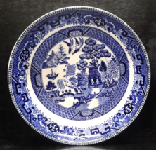 Buffalo Pottery Semi Vitreous Blue Willow Saucer  1916 - £11.70 GBP