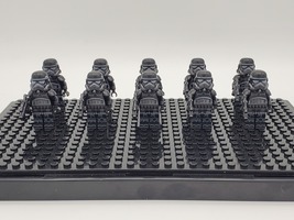 10pcs Star Wars Imperial Shadow Stormtroopers Minifigures Set With Weapons - $37.99