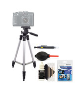 Tall Tripod + Cleaning Accessory Kit for Canon PowerShot G7X II G16 - £36.22 GBP