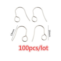 100 Pcs/Pack Stainless Steel Earring Hooks (Assorted Styles) for DIY Ear... - $19.00 MXN+