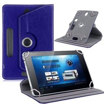 BLUE 360° Folio Leather Case Cover For 10 Inch Universal Android Tablet - £7.56 GBP