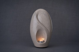 Eternity Handmade Cremation Urn for Ashes - Large | Craquelure | Ceramic - $420.00+