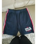 Vintage Tommy Hilfiger Men&#39;s Navy Shorts With Stripes On Side Seems And ... - $35.30 CAD
