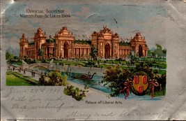 Postcard Official Souvenir World&#39;s Fair St Louis 1904-Palace of Liberal Arts B60 - £12.39 GBP