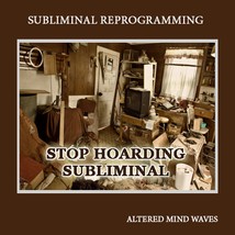 Stop Hoarding Subliminal CD - Declutter and Get Organized With Ease - £14.11 GBP