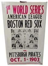 Boston Red Sox vs. Pittsburgh Pirates 1903 1st World Series 22in x 14in ... - $12.86