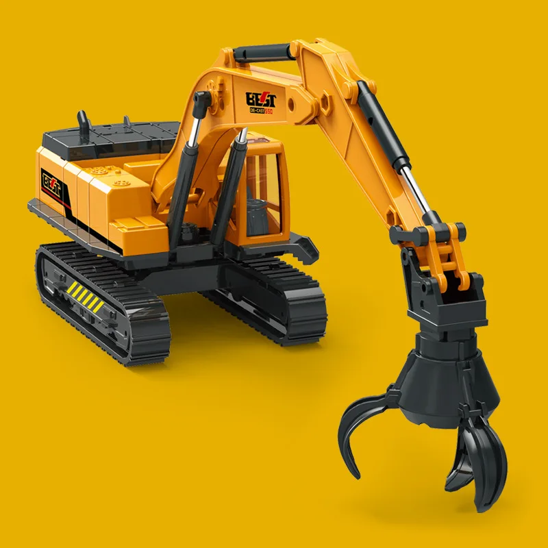 1:50 Simulation Kids Construction Vehicle Toy Demolition Stone Machine Grab  Cra - $144.98