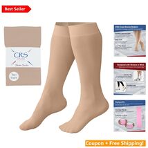 Comfortable Knee High Dance Socks -  Footed Ice Skating Tights, 2 Pack - $42.52