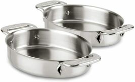 All-Clad Stainless Steel Mini Oval Bakers 2-piece set, 7 inch - $79.99