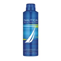 New Nautica Blue Ambition Men&#39;s Cologne/Body Spray, 6 Fluid Oz ea - £14.53 GBP