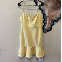 LlKELY $185 NWT Lillie Mini Flounce Dress Snapdragon Yellow 6 YD662001LYB - £66.25 GBP