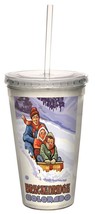 Tree-Free Greetings Double-Walled Cool Cup + Straw CC33118 Breckenridge ... - $9.89