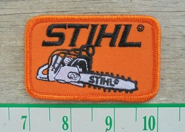 Stihl chainsaw cloth iron-on patch new-3&quot;x2&quot; - £5.30 GBP