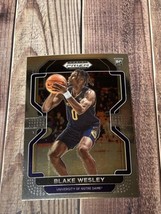 2022-23 Prizm Draft Picks Basketball Base #68 Blake Wesley - £1.17 GBP