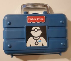 Fisher Price Replacement Blue DOCTOR KIT Empty Carrying Case 2000  - $9.75
