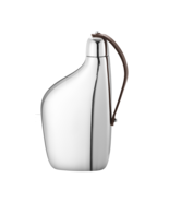 Sky by Georg Jensen Stainless Steel with Leather Hip Flask - New - $88.11