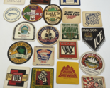 Vintage beer coasters Lot of 20 ALL DIFFERENT  Import &amp; Domestics Home B... - $19.79