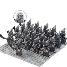 21pcs Lord of the Rings Gundabad Orcs Machete Infantry Army Minifigure Toys - £22.40 GBP