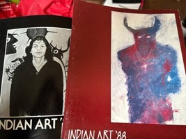 Lot of 2 First Nations ART Books 87&#39; 88&#39; INDIAN ART Woodland Centre Bran... - $37.06