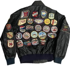 Vintage Daytona Speedway Jacket Mens XL Embroidered Patches 1973-1999 - £298.95 GBP