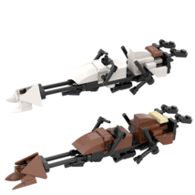74-Z SpaceWars Flying Motorcycle Model Ideas Collectible Building Bricks... - $19.99