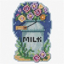 StitchMaster&#39;s Multi-Color Milk CAN Cross Stitch Kit - Unleash Your Creativity! - $43.51