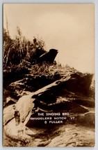 The Singing Bird Smugglers Notch Stowe VT RPPC Vermont Postcard Y30 - £7.80 GBP