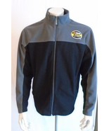 Nascar Grey and Black Nextel Cup Series Polyester Fleece Zip up Medium J... - $11.77