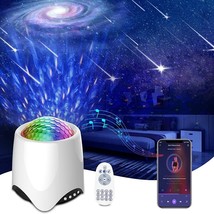 Star Light Projector for Bedroom,4 in 1 Galaxy Star Projector Night Light(White) - £15.45 GBP