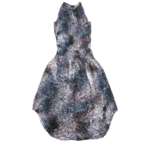 NWT Ramy Brook Audrey Smocked Midi in Multi Print Silk Blouson Dress XS $445 - £112.25 GBP