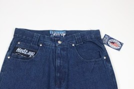 NOS Vintage 90s Streetwear Mens 33x34 Baggy Fit Big Pocket Wide Leg Denim Jeans - £71.16 GBP