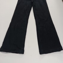 Mid-Rise Women's Black Cotton Blend Bootcut Denim Jeans Size Small (26×30) image 12