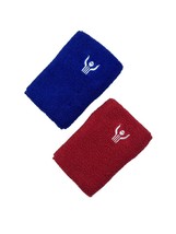 Great Call Athletics Premium Wrestling Referee Red Blue Wristbands Wrist... - £11.98 GBP