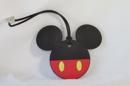 Disney Tag (new) MICKEY MOUSE LUGGAGE TAG - 3.75&quot; W X 3.5&quot; TALL - 3+ - £6.93 GBP