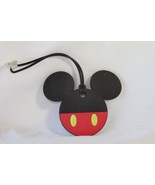 Disney Tag (new) MICKEY MOUSE LUGGAGE TAG - 3.75&quot; W X 3.5&quot; TALL - 3+ - £6.92 GBP