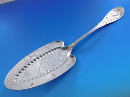 Japanese by Tiffany and Co Sterling Silver Pie Server FH AS BC Flowers 10 3/4&quot; - £1,541.66 GBP
