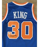 Bernard King New York Knicks PSA COA AUTO Signed Jersey Autographed - $160.36 CAD
