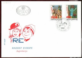 SFRY FDC 1987 Joy of Europe Yugoslavia Dance Festival Belgrade Children Pedagogy - £4.01 GBP