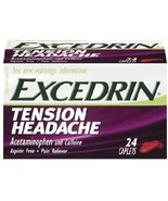 Excedrin Tension Headache Caplets 24 ea (Pack of 5) - €854,98 EUR
