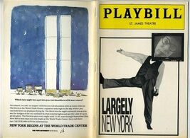 Playbill Largely New York 1989 Bill Irwin &amp; Friends  World Trade Center ... - $11.88