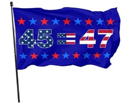 Pro Trump 45 47 President 2024 47th Potus Flag 3x5 Ft Outdoor Garden Decor Home - $17.00